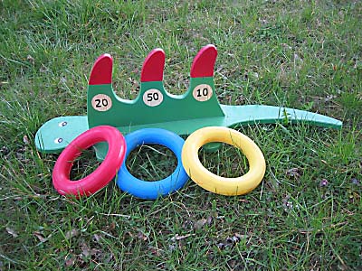 Ringwurfspiel Kroko