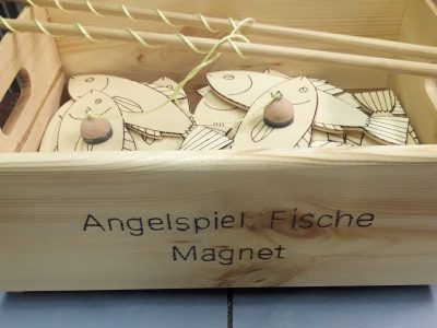 Angelspiel Fische Magnet